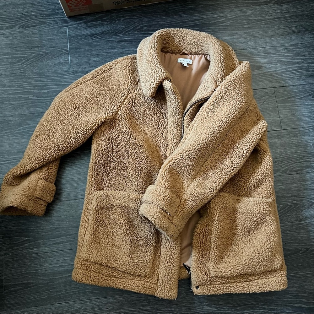 Topshop teddy jacket coat